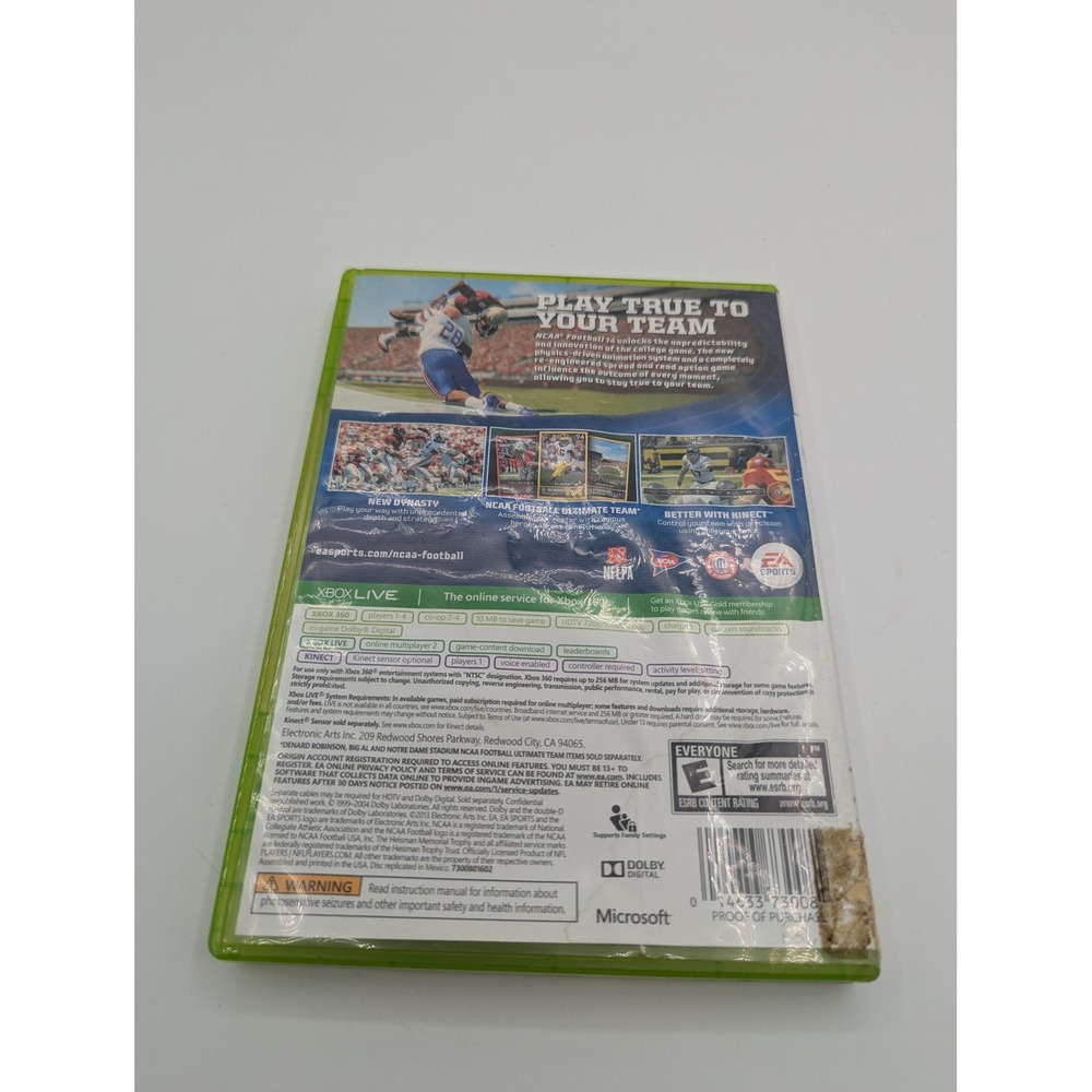 NCAA Football 14 Xbox 360 EA Sports College Football Video Game Denard Robinson - Picture 2 of 4